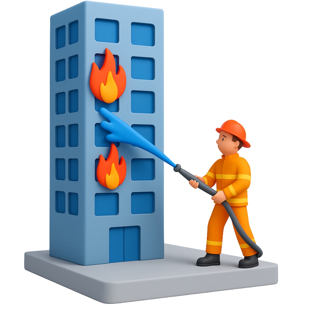 Incendio. Sevicios
